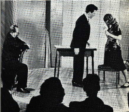 Moreno conduce lo psicodramma di un conflitto di coppia (Beacon, 1948)